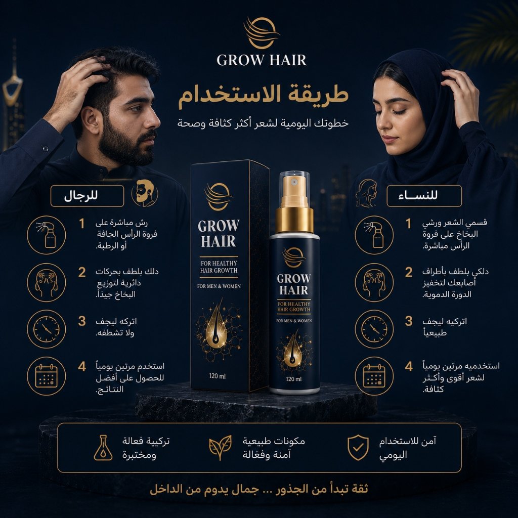 Grow Hair packaging